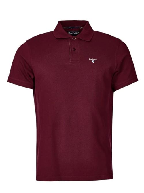 TARTAN PIQUE POLO BARBOUR | 251MMML0012RE53 RUBY